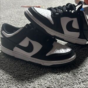 Nike kids Black and White Sneakers